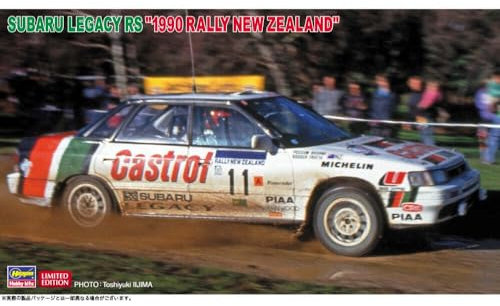 Hasegawa 20636 1/24 Subaru Legacy RS, 1990 Rally New Zealand Modellbausatz, Mehrfarbig