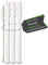 Lot de 3 tuyaux d'aspiration de lait de 15,6 cm pour machine à café DeLonghi 5313232961 avec brosse de nettoyage DEKAROX pour machine à café LatteCrema Milk System dans ECAM ETAM ESAM ESAM