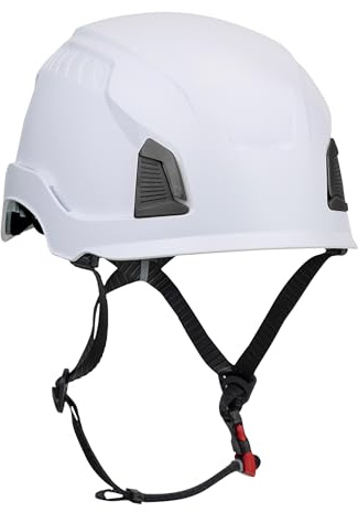 PIP Traverse Non-Vented, Industrial Climbing Helmet with MIPS Technology, ABS Shell, EPS Foam Impact Liner, HDPE Suspension, 4-Point Chin Strap, ANSI II, White (280-HP1491RM-01)
