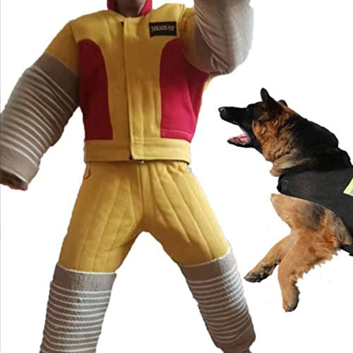 Hundeschutzkleidung Dressur-Anzug für Hunde – Professioneller Hundebissanzug Body-Schutzanzug für Hundekostüme