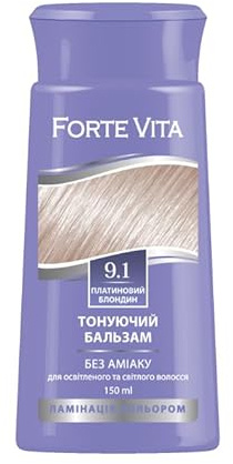 Semi-permanenter Tönungsbalsam Haarfarbe Tonic Haarfärbe-Tönungsbalsam, auswaschbar, ohne Ammoniak (9.1 platinum blond)