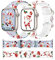Ocaer 2 Stück Weihnachten Armband kompatibel mit Apple Watch 42mm 41mm 40mm 38mm, Weiches Silikon iWatch Armband für Apple Watch Series 10 9 8 7 6 5 4 3 2 1 SE, Witzige weihnachtsgeschenke