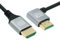 NFHK Cavo HDMI 2.1 ultra sottile HDTV 8K 4K iper super flessibile cavo sottile ad angolo retto 90 gradi tipo A maschio a maschio per computer HDTV 50 cm
