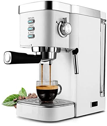 Cafetera 20BAR Bomba de alta presión Cafetera 4 en 1 Cápsula Cafetera con barra de espuma de leche Sistema inteligente de control de temperatura Hogar/Comercial