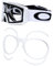 PapaViva Clip für Oakley Line Miner L OO7099 OO7070 OO7064 OO7050 OO7103 OO7093 Skibrille - Transparent