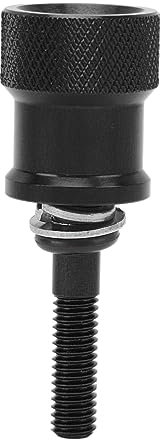 Bullone Sella Moto, Vite Sella A Sgancio Rapido, Lunga Durata, Antiruggine, Lega di Alluminio, Elevata Durezza, Leggero per R Nine T (Black)