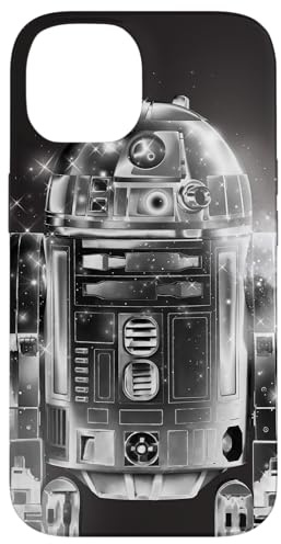 Star Wars R2-D2 Retro Galaxy Black Case for iPhone 14