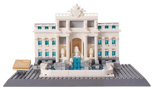 Oichy Architecture - Jouet de Construction - Fontaine de Trevi - Monument Romain - Objets de Collection - Kit de Construction Mondial pour Enfants et Adultes (667 pièces)