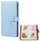 Fujifilm Instax Mini Fotoalbum mit 80 Taschen, PU-Leder, für Instax Mini Square Sofortbildkamera, SQ1 / SQ20 / SQ10 / SQ6 / SP-3 (Hellblau)