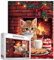 Cute Cat 1000 Piece Jigsaw Puzzles für Erwachsene Merry Christmas Painting Jigsaw Puzzle Fireplace 1000 Pieces Puzzles Game Living Room Wall Decor DIY Craft Animal/Wildlife Puzzle Art Gift(Colorful)