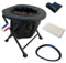 Habeygard Toilette Portable WC Pliable Adulte et Enfant Pratique en intérieur/extérieur, hygiénique et siège Confortable, Chaise transportable en Voyage pour Camping, Van, Pot de Chambre