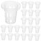 BESPORTBLE 100pezzi Cestini Idroponici Vasi Plastica Riutilizzabili con Rete Mesh per Coltivazione Ideali per Mantenere umidità E Nutrienti nelle Radici delle Piante Perfetti per Giardini E Balconi