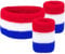 *** 2x 3-teilige Dutch Schweißbänder-2 Sets - Holland Sport Stirnband für WK, EK und Festivals - von Heble® ***