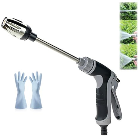 Turbowasher FüR Gartenschlauch Original, Turbo Washer for Garden Hose with Accessories, Turbowasher - Power-Hochdruckreiniger FüR Jeden Gartenschlauch(T8 Langstangenpistole)