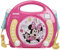 Lexibook, Disney Minnie, Portable CD player with Microphones, Music Player, Repeat and Programming, Karaoke, Headphones jack, Pink, RCDK100MN
