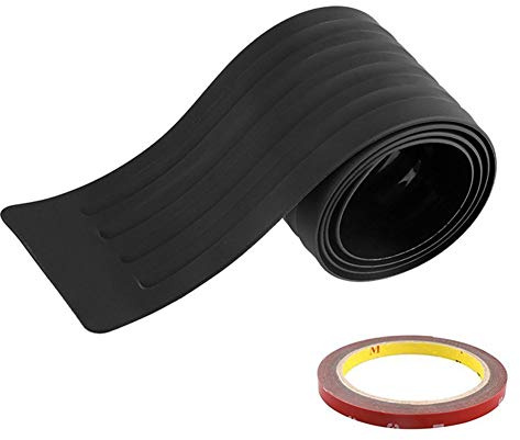 Youngine Universal Rubber Rear Guard Bumper Protector Anti-scratch Trim Cover for Car Pickup SUV Truck,104cm/41