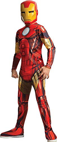 RUBIE'S I-880607M Iron Man Marvel Costume, Cartoon, red, M-5 à 6 Jahre-105 à 116 cm