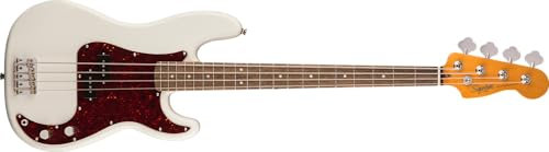 Squier Classic Vibe 60s Precision Bass, blanco olímpico, diapasón de laurel