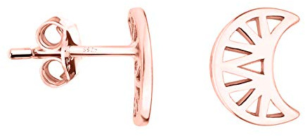 SOFIA MILANI - Boucles d'Oreilles pour Femme en Argent 925 - Boucles d'Oreilles avec Motif en Forme de Clous de Lune