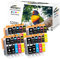 Starlet24 Kompatibel Druckerpatronen für Canon PGI-520 CLI-521 Tintenpatrone für Pixma IP3600 IP4600 IP4700 MP540 MP550 MP560 MP620 MP630 MX860(4 PGBK 4 Schwarz 4 Cyan 4 Magenta 4 Gelb)