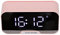 Elprico Radiowecker, D-88 Multifunktionaler Bluetooth-Wecker mit Lautsprecher, Lautsprecher mit Zwei Weckerfunktionen für Schlafzimmer, Büro(Rosa)