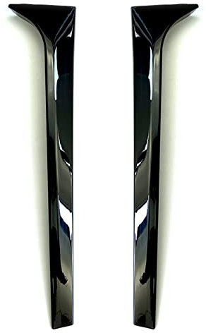 Auto Heckspoiler Für Skoda Für Octavia Für Kombi 2014-2019 Auto Heckscheibe Seitenspoiler Flügel ABS Schwarz Glänzend Auto-Styling Canard Splitter Außenteile