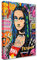 Tucocoo Graffiti Frauen Leinwandbild abstrakte Mona Lisa Gemälde bunte Straße Pop Art Bilder klassisch moderne Kunstwerke Heimdekoration für Wohnzimmer Schlafzimmer gerahmt fertig zum Aufhängen