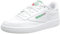 Reebok Damen Club C 85 Laufschuhe Sneaker, Ftwr White Ftwr White Aura Orange, 37 EU