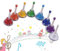 Btuty Handglocken, Set mit 8 Glocken, mehrfarbig, Metall