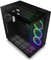NZXT H9 Mid-Tower Gaming PC Case - 3 RGB Fans, Glass Panels, 360mm Radiator Support, Cable Management - Black