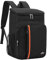 Mochila Nevera Isotermica, 23L Bolsa Térmica Impermeable, Bolsa de Picnic Grande, Mochila Almuerzo, Mochila Nevera Térmica, Mochila de Refrigeración para Playa Picnics Camping Senderismo (Negro)