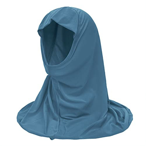 NICEYEA Mädchen Muslimischer Hijab Schal Halstücher Kopftuch Arabien Islamisch Kopfkappe Kopfbedeckung Kopftuch Haartuch Abaya Dubai Muslim Halshut für Alter 7-12 Jahre