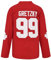 Herren Eishockey-Trikot 1991 Team Kanada Coupe Cup Shirts, #99 Gretzky, Mittel