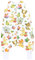 TupTam Baby Sommer Schlafsack mit Beinen 0.5 TOG OEKO-TEX zertifizierte Materialien unwattiert Unisex, Farbe: Fuchs Eule Hase, Größe: 110-122