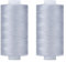 Simthread Nähgarn Quiltgarn Erschwingliches Allzweckgarn 2 Grau - 400 Yards/Spule, Polyester 100%