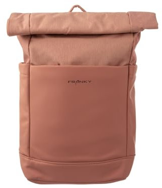 Ledermeid Franky RS90-F Freizeitrucksack mit Laptopfach ca. 17 und Trolleyaufsteckfunktion rose