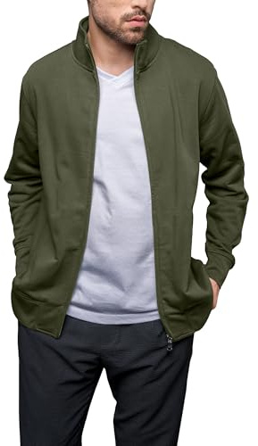 HRM Herren Premium Full-Zip Sweat Jacket I Fair Trade Herren-Sweatjacke, 360 g/m² I Aus 70% Baumwolle & 30% recyceltem Polyester