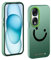 TAUYN Custodia per Honor 90 5G, Indietro Faccia Sorridente Modello Desingn Cover, PC Antiurto Ultra Sottile Custodia, Verde