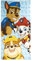 CERDÁ LIFE'S LITTLE MOMENTS Paw Patrol Kinderhandtuch, Blau, 70 x 140 cm, aus 100% Polyester, 250 g/m², kleines Handtuch, Bedruckt von Chase, Marshall und Rubble, Original Design in Spanien