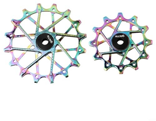 Riemenscheiben-Räder verbessern Ihr Fahrerlebnis mit Riemenscheiben für Sram Bike Schaltwerk (Regenbogen)