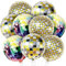 9 Stück Discokugel Luftballons 4D Discokugel Geburtstag Deko, Luftballons Karneval Silvester Deko,Discokugel Groß Luftballons Folienballon für Disco Thema Prom Party,Disco Party Dekoration.