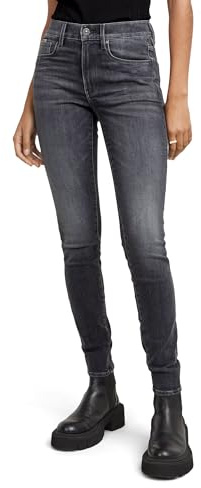 G-STAR Women's 3301 Skinny Jeans, Black (faded black magnet D05175-A634-C239), 27W / 32L