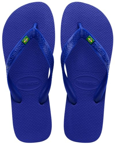 Havaianas Brasil Mix Zehensandalen Herren Blau - 37/38 - Zehensandalen Shoes