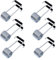 Universal Butterfly Spring Door Closer，Steel self-Closing Butterfly Spring Door Closer，Fits on Most Door Butt Hinge Pins, 6 Pack