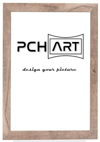 PCH[art] Bilderrahmen 'New Alaya - Wood Optics' | Holz-Farbe: Wildeiche | Größe: 13x18 | eleganter Frame für Ihre Fotos und Motive