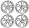 4x Dezent Felgen Alufelgen TA silver 7.5Jx19 ET49,5 5x114,3 kompatibel mit Mazda 3 6 Cx-3 Cx-5 Cx-7 Mx-5