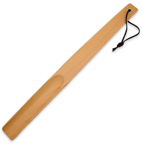 CDRPD 1 Pièce Chausse Pied Bois,Chausse-Pied,Chausse Pieds Long Manche,Premium Manche Long Chausse-Pied en Bois,Chausse-Pieds en Bois de Hêtre,pour Bottes et Les Chaussures(38cm)