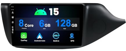 MISONDA 9 IPS 2 Din Android 15 Car Radio Suitable For KIA CEED JD 2012-2016- [6G+128G] - [Built-in Carplay+DSP+GPS] - [Camera+Mic] SWC BT 4G WiFi AUX DAB Head Unit