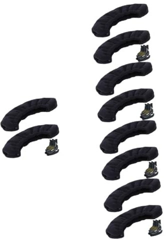 ifundom 5 Paare Schlittschuh Kufen Schutzabdeckung Einstellbare Schutzhülle für Eishockey und Rollschuhkufen Langlebig und Schützt Beschädigungen und Verlängert die Schärfe