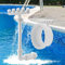 Einstellbare Pool Springbrunnen, Pool Springbrunnen, mit 5 Düsen 360° Richtungssteuerung Wasserfall Sprinkler, Hochdruckwasserfall, für Kühlung Belüfter Spray Schwimmbad Brunnen